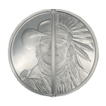 1oz Silver Western Warrior Divisible Round