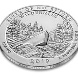 2019 Frank Church River of No Return Wilderness 5 oz Silver Coin – America The Beautiful