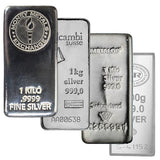 1 Kilo Silver Bar (Varied Condition, Any Mint)