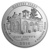 2016-P 5 oz Silver ATB Harpers Ferry (w/Box & COA)