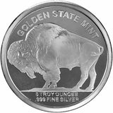 GSM Buffalo 5 oz Silver Round