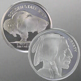 GSM Buffalo 5 oz Silver Round