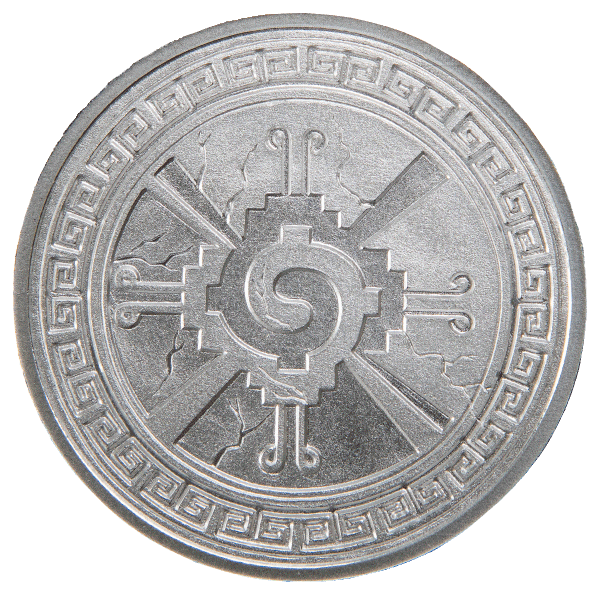 Aztec Yin Yang 1 oz Silver Round