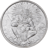 Aztec God of Death 1 oz Silver Round