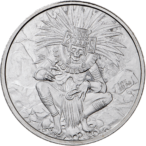 Aztec God of Death 1 oz Silver Round