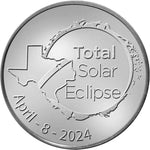 Texas Total Eclipse Silver Coin - AGC