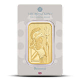 1 oz British Gold Britannia Bar (New w/ Assay) - AGC