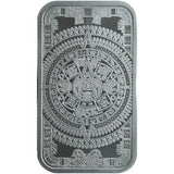 1 oz Silver Bar Aztec Calendar - AGC