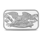 1 oz SilverTowne Retro Eagle Silver Bar - AGC