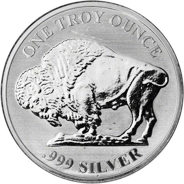 1 oz Silver Round - Asahi Reverse Proof Buffalo Design .999 Fine - AGC