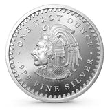 1 oz Silver Round | Aztec Calendar (BU) - AGC