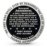 Golden State Mint (GSM) 1 Oz Second Amendment Silver Round - AGC