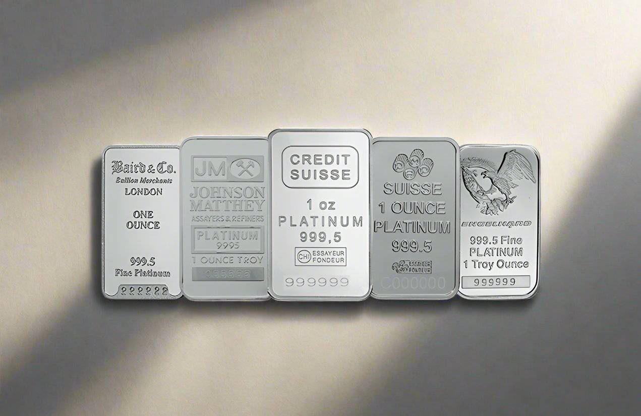 1 oz Platinum Bars in Assay - Our Choice Brand - AGC