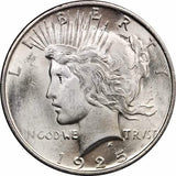 Peace Silver Dollar Coin (1922-26, 1934-35) BU