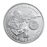 1 oz Against All Enemies BU Silver Round 2025