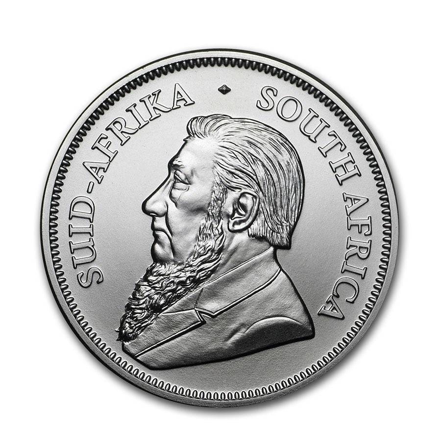 1 oz South African Silver Krugerrand Coin (Random Year) - AGC