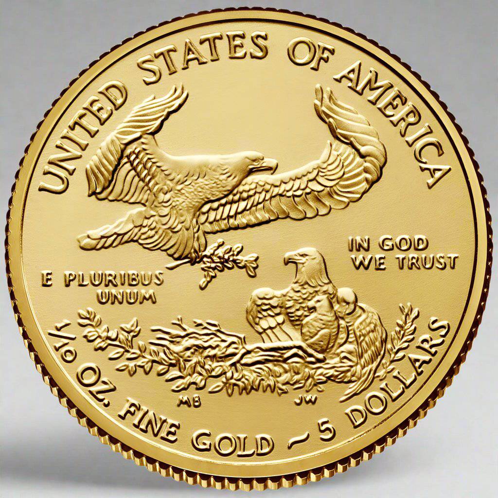 1/10 oz American Gold Eagle Coin - Random Year - AGC