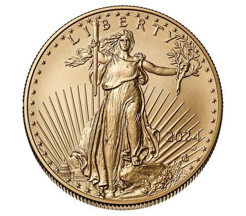 2024 1 oz American Gold Eagle Coin BU - AGC