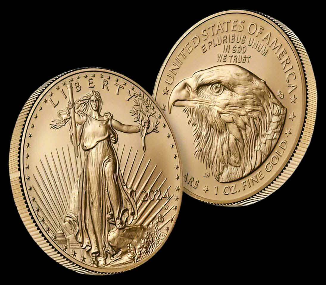 2024 1 oz American Gold Eagle Coin BU - AGC