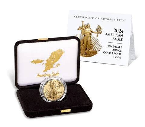 1/2 oz American Gold Eagle Proof Coin - Random Year - AGC