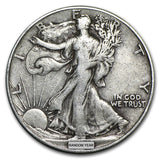 90% Silver Walking Liberty Half Dollar - AGC