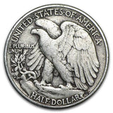 90% Silver Walking Liberty Half Dollar - AGC