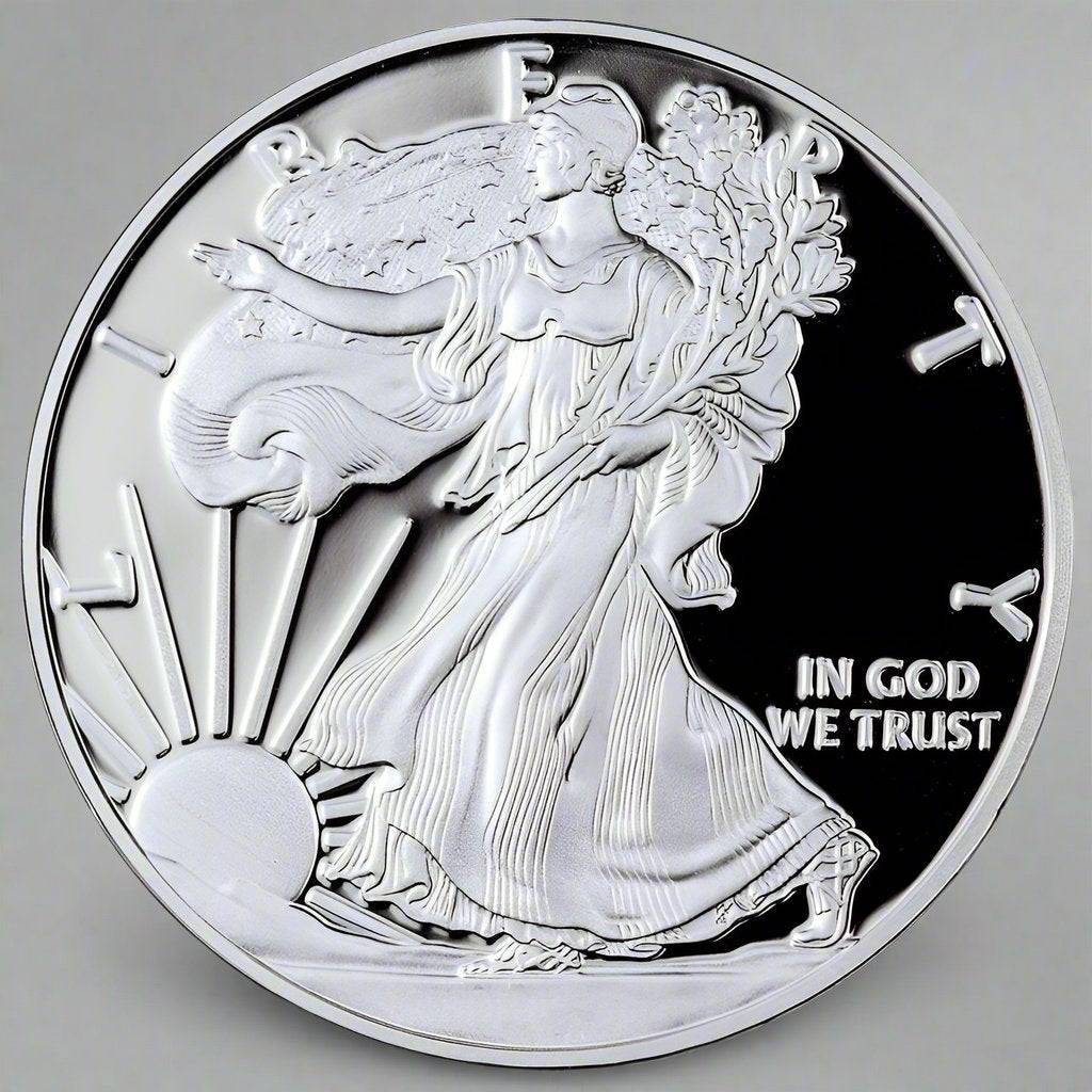 US 1 oz American Silver Eagle Proof Coin - Random Year - Capsule Only - AGC