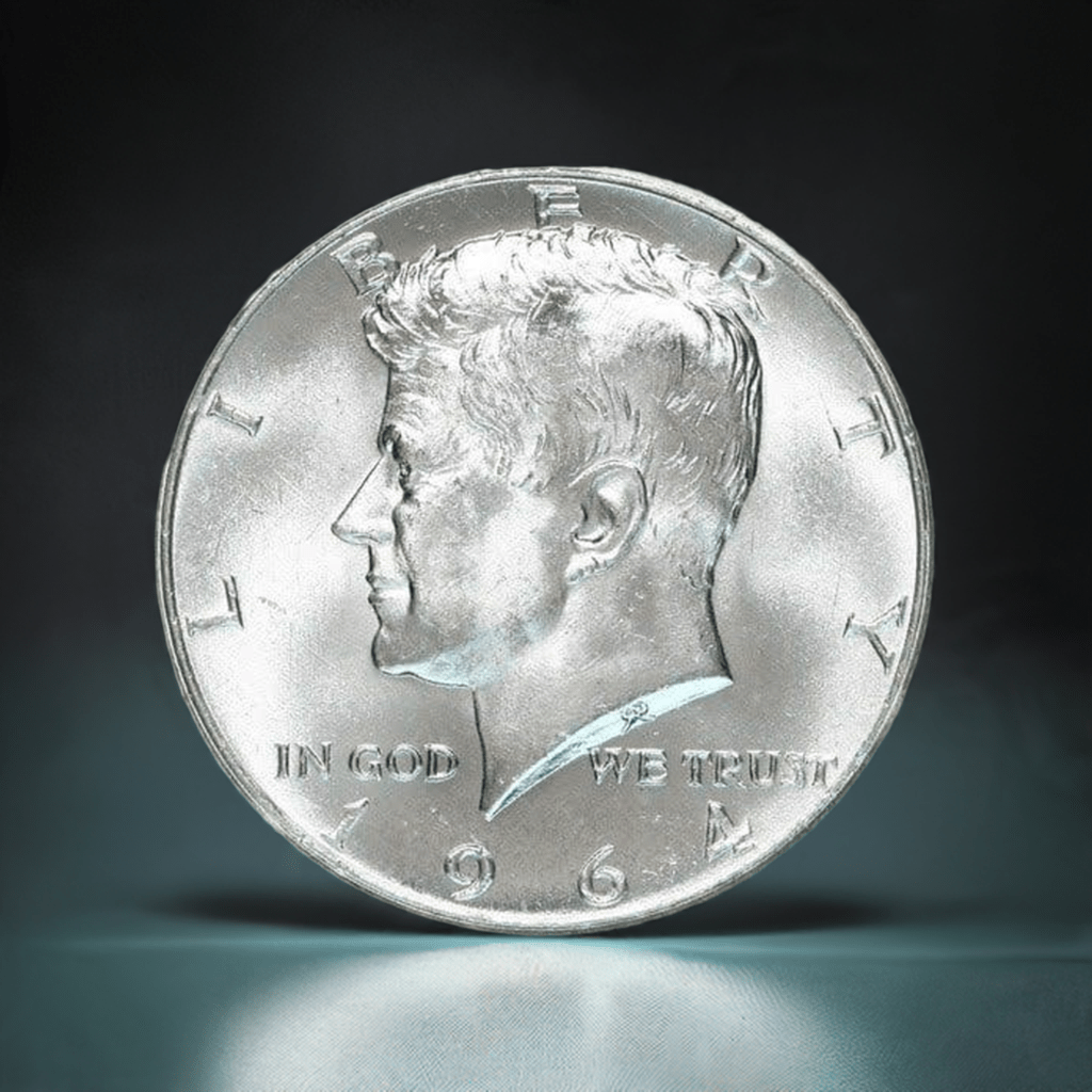 1964 Silver Kennedy Half Dollar (BU) | AGC