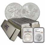 1986-2024 American Silver Eagle 40-pc Set NGC MS69 - AGC