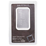 1 oz Valcambi Platinum Bar - In Assay - AGC