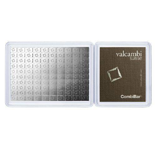 100 x 1 g Valcambi Silver CombiBar - In Assay - AGC